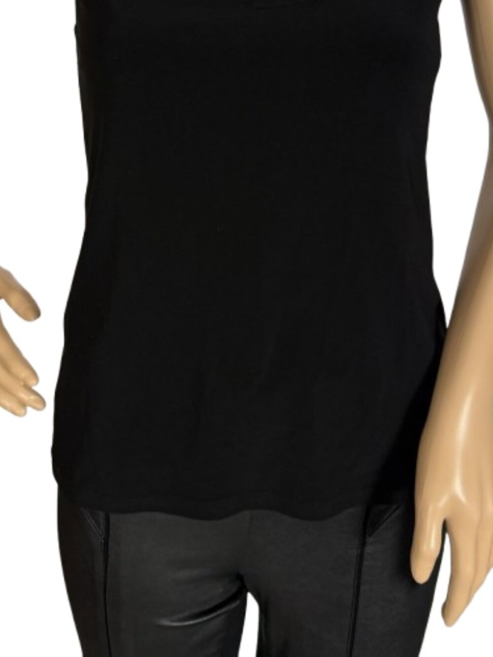 Joseph Ribkoff Black Cowl Neck Sleeveless Blouse - Picture 3 of 7